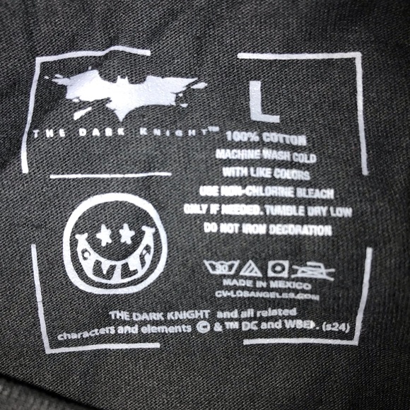 Heath Ledger Joker The Dark Night Batman Gotham City Men’s Black Graphic T-Shirt - Picture 7 of 7